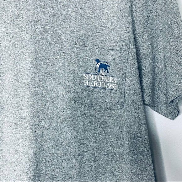 Southern Heritage Independence Day Theme Gray Tee - Picture 2 of 5